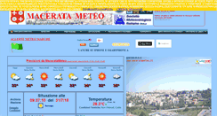 Desktop Screenshot of maceratameteo.it