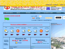 Tablet Screenshot of maceratameteo.it